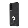 Custodia Samsung Galaxy A57 Karl Lagerfeld Fixed Glitter Metal Ikonik - Nera