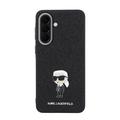 Custodia Samsung Galaxy A57 Karl Lagerfeld Fixed Glitter Metal Ikonik - Nera