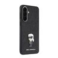 Custodia Samsung Galaxy A57 Karl Lagerfeld Fixed Glitter Metal Ikonik - Nera