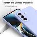 Custodia in silicone liquido con cinghia a mano per Samsung Galaxy A57