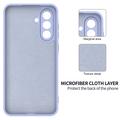 Custodia in silicone liquido con cinghia a mano per Samsung Galaxy A57