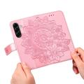 Custodia a portafoglio per Samsung Galaxy A57 serie Mandala - Rosa