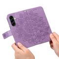 Custodia a portafoglio per Samsung Galaxy A57 serie Mandala - Viola
