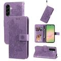 Custodia a portafoglio per Samsung Galaxy A57 serie Mandala - Viola