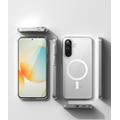 Custodia ibrida magnetica Ringke Fusion per Samsung Galaxy A57 - Transparente
