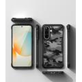 Custodia Ibrida Ringke Fusion X Design per Samsung Galaxy A57 - Camouflage