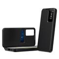 Custodia Samsung Galaxy A57 Smart Clear View con slot per schede - Nera