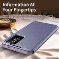 Custodia Samsung Galaxy A57 Smart Clear View con slot per schede - Grigio Viola