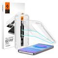 Protezione dello schermo in vetro temperato Samsung Galaxy A57 Spigen Glas.tR EZ Fit Pro - 2 Pezzi. - Trasparente