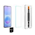 Protezione dello schermo in vetro temperato Samsung Galaxy A57 Spigen Glas.tR EZ Fit Pro - 2 Pezzi. - Trasparente