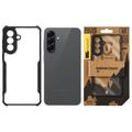 Custodia Tactical Quantum Stealth per Samsung Galaxy A57 con angoli rinforzati - trasparente / nera