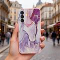 Custodia in Silicone Tech-Protect Icon per Samsung Galaxy A57 - Marmo