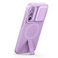 Custodia Tech-Protect Kevlar Aura per Samsung Galaxy A57 - Compatibile con MagSafe - Viola