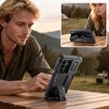 Samsung Galaxy A57 Tech-Protect Kevlar Cam+ Set da 2 custodie - Protezione per schermo, protezione per fotocamera, supporto - Nero