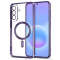 Custodia per Samsung Galaxy A57 Tech-Protect MagFlex - Compatibile con MagSafe - Trasparente / Violetto cobalto