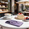 Custodia per Samsung Galaxy A57 Tech-Protect MagFlex - Compatibile con MagSafe - Trasparente / Violetto cobalto