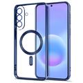 Custodia per Samsung Galaxy A57 Tech-Protect MagFlex - Compatibile con MagSafe - Trasparente / Blu Marino