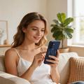 Custodia per Samsung Galaxy A57 Tech-Protect MagFlex - Compatibile con MagSafe - Trasparente / Blu Marino
