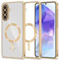 Custodia per Samsung Galaxy A57 Tech-Protect MagFlex - Compatibile con MagSafe - Trasparente / Color Oro