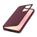 Custodia Flip con slot per schede Samsung Galaxy A57 Tech-Protect Smart Clear View - Gelso