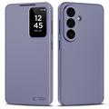 Custodia Flip con slot per schede Samsung Galaxy A57 Tech-Protect Smart Clear View - Viola