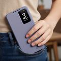 Custodia Flip con slot per schede Samsung Galaxy A57 Tech-Protect Smart Clear View - Viola