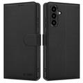 Custodia a portafoglio con magnete e supporto Tech-Protect per Samsung Galaxy A57 - Nera