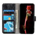 Samsung Galaxy A57 Custodia a portafoglio con supporto - Nera