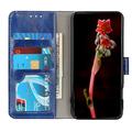 Samsung Galaxy A57 Custodia a portafoglio con supporto - Blu