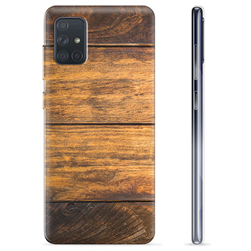 Custodia in TPU per Samsung Galaxy A71 - Legno