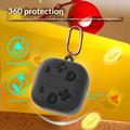 Custodia in silicone con moschettone per Samsung Galaxy Buds 4/4 Pro Retro Gamepad