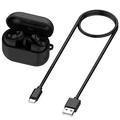 Custodia di ricarica per Samsung Galaxy Buds3 FE con cavo USB-C - 590mAh