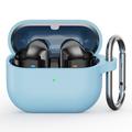 Custodia in silicone per Samsung Galaxy Buds3 Pro con moschettone