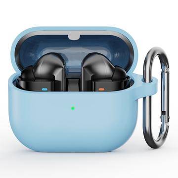 Custodia in silicone per Samsung Galaxy Buds3 Pro con moschettone