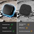 Samsung Galaxy Buds4/Buds4 Pro Custodia elegante con moschettone e pennelli per la pulizia