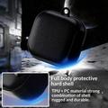 Samsung Galaxy Buds4/Buds4 Pro Custodia elegante con moschettone e pennelli per la pulizia