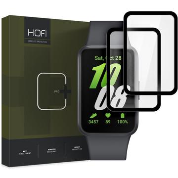 Proteggi Schermo in Vetro Temperato Hofi Hybrid Pro+ per Samsung Galaxy Fit3 - Bordo Nero - 2 Pz.