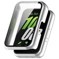 Custodia in Plastica con Pellicola Salvaschermo per Samsung Galaxy Fit3 - Color Argento