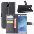 Custodia a Portafoglio per Samsung Galaxy J3 (2017) con Chiusura Magnetica - Nera