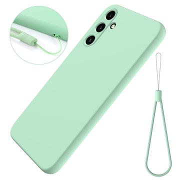 Custodia in Silicone Liquido per Samsung Galaxy M15/F15 - Verde