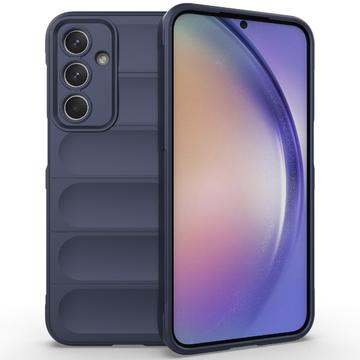 Cover in TPU Rugged per Samsung Galaxy M35 - Blu Scuro
