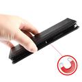 Custodia a Portafoglio con Chiusura Magnetica Retro per Samsung Galaxy M36 - Nera