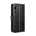 Samsung Galaxy M36 Custodia a portafoglio con supporto - Nera