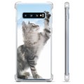 Custodia ibrida per Samsung Galaxy S10 - Cat