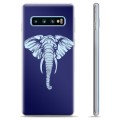 Custodia TPU per Samsung Galaxy S10+ - Elefante