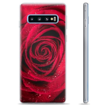 Custodia TPU per Samsung Galaxy S10+ - Rosa
