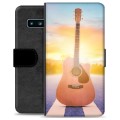 Custodia Portafoglio per Samsung Galaxy S10 - Chitarra