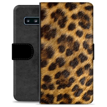 Custodia Portafoglio per Samsung Galaxy S10 - Leopardo