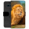 Custodia Portafoglio per Samsung Galaxy S10 - Leone