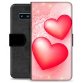 Custodia a Portafoglio Premium per Samsung Galaxy S10+ - Amore